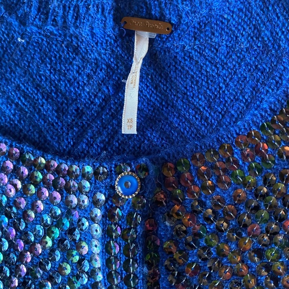*sold* Free People Iridescent Cardigan - Picture 3 of 10